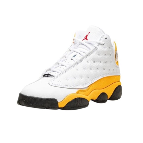 Air Jordan 13 Retro GS Del Sol Kids Basketball Shoes Size 5.5 Yellow NEW - Picture 5 of 7